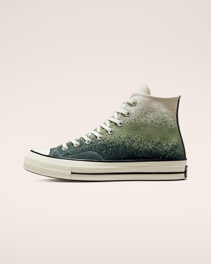 Men's Converse Chuck 70 Scatter Dye High Top Shoes Black | AU 1E803H